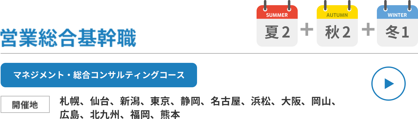 営業総合基幹職